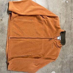 Columbia Orange Fleece Jacket